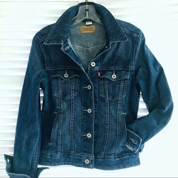 Vintage Levis Denim Jacket Women's Small Blue Ombre - Picture 13 of 13